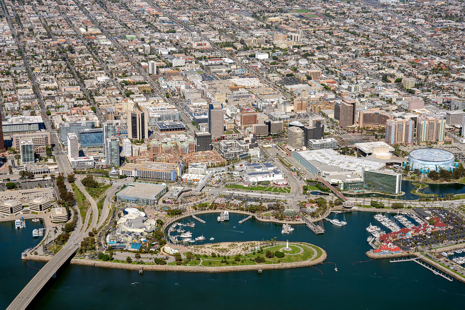 The historic Queen Mary ship docked in Long Beach, California